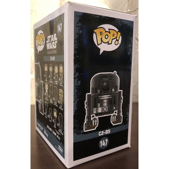 Funko Pop! Star Wars Rogue One C2-B5 Droid #147 Vinyl Bobble-Head Figure NEW - Picture 4 of 11
